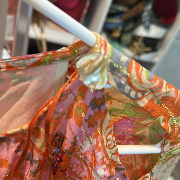 Paisley Multicolor Long Sleeve Dress - Picture 8 of 10